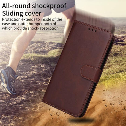 Classic Calf Texture Flip Leather Phone Case