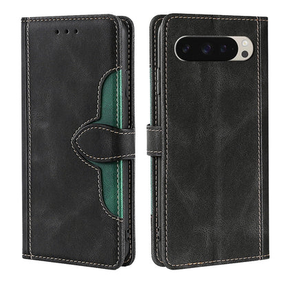 Skin Feel Magnetic Buckle Leather Phone Case, For Google Pixel 10a, For Google Pixel 9 Pro XL, For Google Pixel 9, For Google Pixel 8a