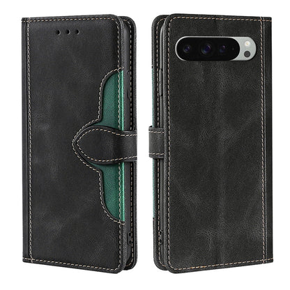 Skin Feel Magnetic Buckle Leather Phone Case, For Google Pixel 10a, For Google Pixel 9 Pro XL, For Google Pixel 9, For Google Pixel 8a
