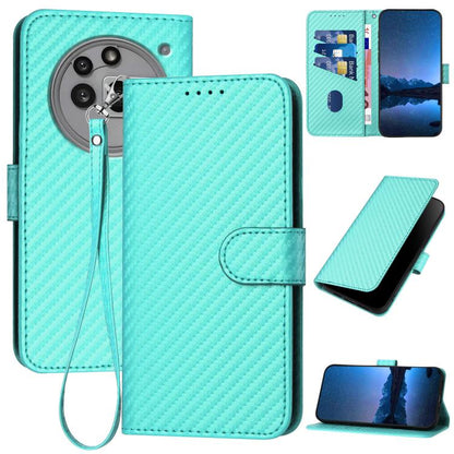 YX0070 Carbon Fiber Buckle Leather Phone Case with Lanyard, For Nothing Phone 4a Pro, For Nothing Phone 4a, For Nothing Phone 3a, For Nothing Phone 3a Pro, For Nothing Phone 2a, For Nothing Phone 2, For Nothing Phone 1