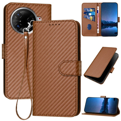YX0070 Carbon Fiber Buckle Leather Phone Case with Lanyard, For Tecno Pova 6 Neo 5G / Spark 30 5G, For Tecno Spark 30 Pro 4G, For Tecno Spark 30 4G, For Tecno Spark Go 5G 2025 / Hot 60i 5G, For Tecno Camon 30 Pro, For Tecno Pova 6 Pro                  ...