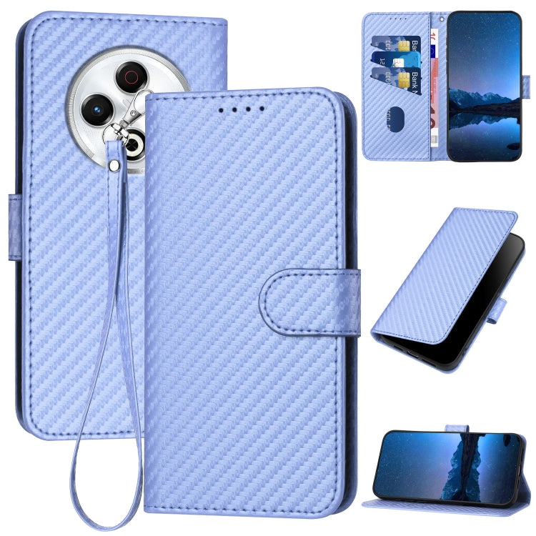 YX0070 Carbon Fiber Buckle Leather Phone Case with Lanyard, For Tecno Pova 6 Neo 5G / Spark 30 5G, For Tecno Spark 30 Pro 4G, For Tecno Spark 30 4G, For Tecno Spark Go 5G 2025 / Hot 60i 5G, For Tecno Camon 30 Pro, For Tecno Pova 6 Pro                  ...