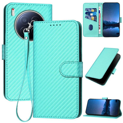 YX0070 Carbon Fiber Buckle Leather Phone Case with Lanyard, For Tecno Pova Curve 2 5G, For Tecno Spark Go 3 / Pop 20 4G, For Tecno Spark 50 4G, For Tecno Camon 50 Pro 4G, For Tecno Camon 50 4G, For Tecno Spark Slim, For Tecno Spark 40 4G               ...