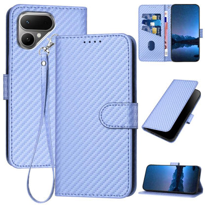 YX0070 Carbon Fiber Buckle Leather Phone Case with Lanyard, For Tecno Pova Curve 2 5G, For Tecno Spark Go 3 / Pop 20 4G, For Tecno Spark 50 4G, For Tecno Camon 50 Pro 4G, For Tecno Camon 50 4G, For Tecno Spark Slim, For Tecno Spark 40 4G               ...