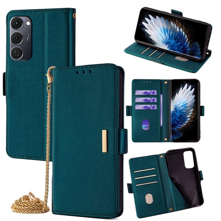 Crossbody Chain Leather Phone Case, For Tecno Pova Curve 2 5G, For Tecno Camon 50 Pro 4G, For Tecno Camon 50 4G, For Tecno Pova Slim 5G, For Tecno Pova 7 Pro 5G, For Tecno Pova 7 5G, For Tecno Pop 10 4G, For Tecno Spark 40 Pro+ 4G                      ...