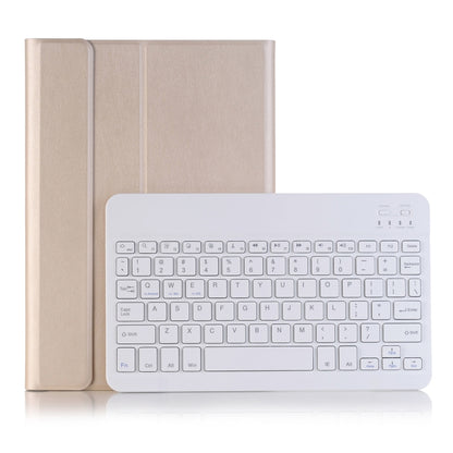 A13B Lambskin Texture Bluetooth Touch Keyboard Leather Tablet Case with Pen Slot, For iPad Pro 11 2024
