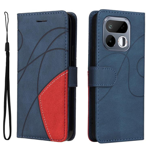 Dual-color Splicing Flip Leather Phone Case, For Realme 16T 5G, For Realme 16 Pro+ 5G Global, For Realme 16 Pro 5G Global, For Realme P4x 5G, For Realme C85 5G / 15X 5G India, For Realme C85 Pro 4G, For Realme 15T 5G, For Realme C71 4G India           ...