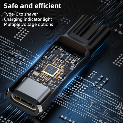 Adaptateur de charge pour rasoir/tondeuse Philips, Type-C vers 4,3 V Fente unique, Type-C vers 5 V Fente unique, Type-C vers 5 V Ovale, Type-C vers 8 V Ovale, Type-C vers 15 V Ovale