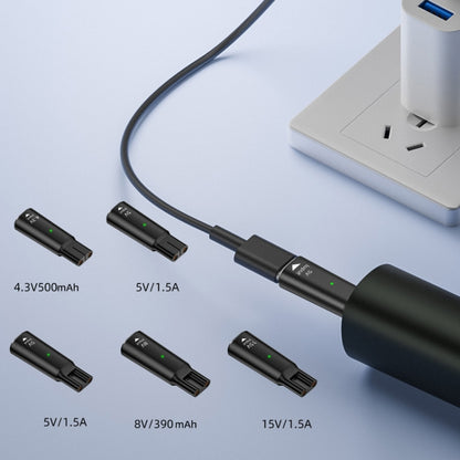Adaptateur de charge pour rasoir/tondeuse Philips, Type-C vers 4,3 V Fente unique, Type-C vers 5 V Fente unique, Type-C vers 5 V Ovale, Type-C vers 8 V Ovale, Type-C vers 15 V Ovale