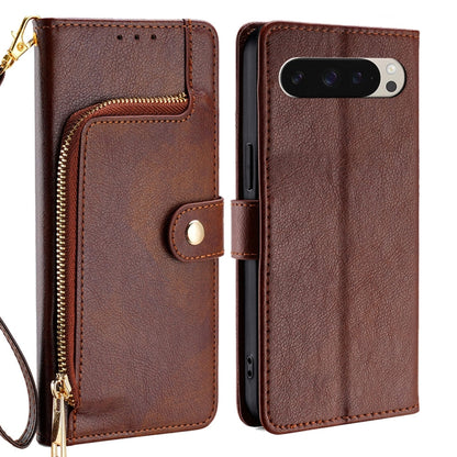 Zipper Bag Leather Phone Case, For Google Pixel 10a, For Google Pixel 9 Pro XL, For Google Pixel 9, For Google Pixel 8a