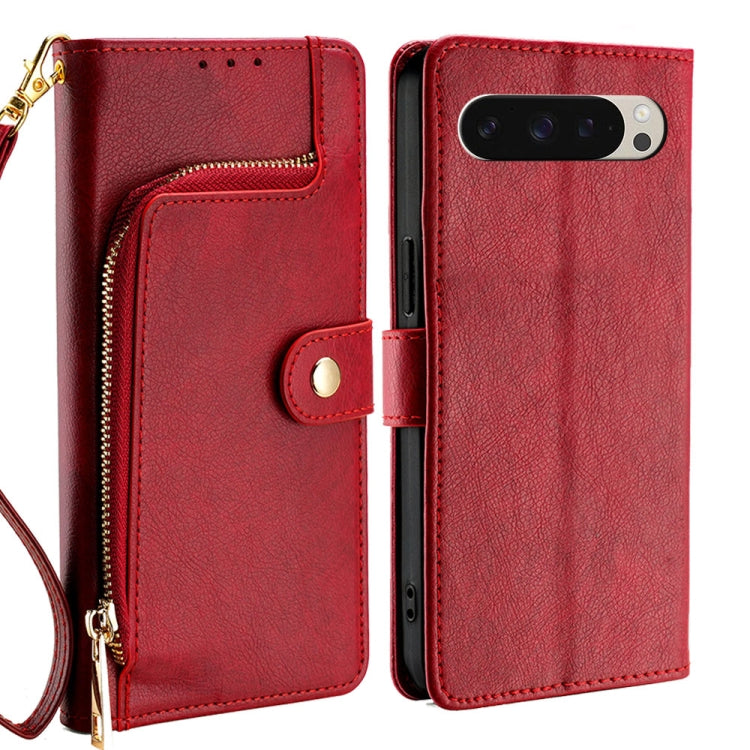 Zipper Bag Leather Phone Case, For Google Pixel 10a, For Google Pixel 9 Pro XL, For Google Pixel 9, For Google Pixel 8a