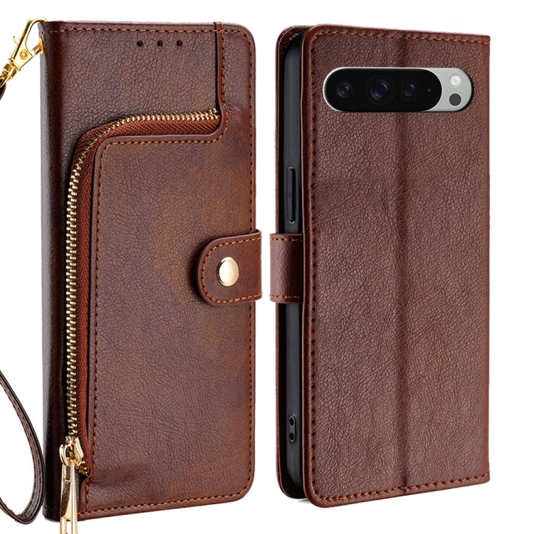 Zipper Bag Leather Phone Case, For Google Pixel 10a, For Google Pixel 9 Pro XL, For Google Pixel 9, For Google Pixel 8a