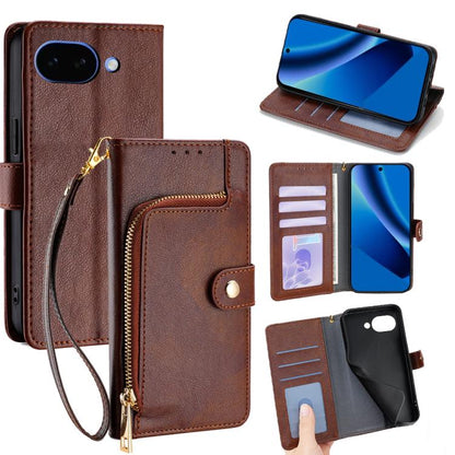 Zipper Bag Leather Phone Case, For Google Pixel 10a, For Google Pixel 9 Pro XL, For Google Pixel 9, For Google Pixel 8a