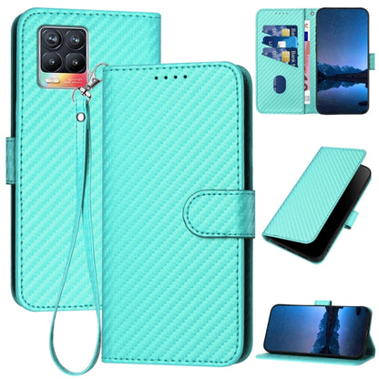 YX0070 Carbon Fiber Buckle Leather Phone Case with Lanyard, For Realme 10 Pro, For Realme 10 Pro+, For Realme 10 4G, For Realme C30 4G / Narzo 50i Prime / C30s, For Realme 9 Pro+, For Realme C20 / C11 2021 / C21, For Realme 8 / 8 Pro                   ...