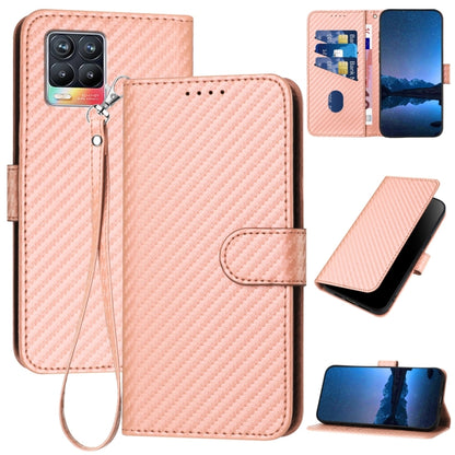 YX0070 Carbon Fiber Buckle Leather Phone Case with Lanyard, For Realme 10 Pro, For Realme 10 Pro+, For Realme 10 4G, For Realme C30 4G / Narzo 50i Prime / C30s, For Realme 9 Pro+, For Realme C20 / C11 2021 / C21, For Realme 8 / 8 Pro                   ...