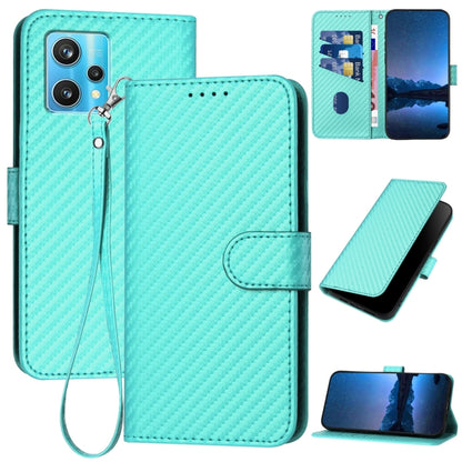 YX0070 Carbon Fiber Buckle Leather Phone Case with Lanyard, For Realme 10 Pro, For Realme 10 Pro+, For Realme 10 4G, For Realme C30 4G / Narzo 50i Prime / C30s, For Realme 9 Pro+, For Realme C20 / C11 2021 / C21, For Realme 8 / 8 Pro                   ...