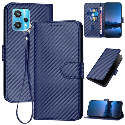 YX0070 Carbon Fiber Buckle Leather Phone Case with Lanyard, For Realme 10 Pro, For Realme 10 Pro+, For Realme 10 4G, For Realme C30 4G / Narzo 50i Prime / C30s, For Realme 9 Pro+, For Realme C20 / C11 2021 / C21, For Realme 8 / 8 Pro                   ...