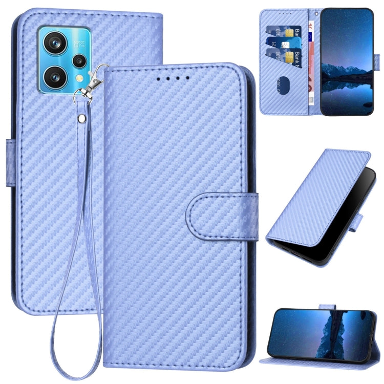 YX0070 Carbon Fiber Buckle Leather Phone Case with Lanyard, For Realme 10 Pro, For Realme 10 Pro+, For Realme 10 4G, For Realme C30 4G / Narzo 50i Prime / C30s, For Realme 9 Pro+, For Realme C20 / C11 2021 / C21, For Realme 8 / 8 Pro                   ...