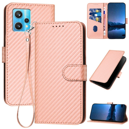 YX0070 Carbon Fiber Buckle Leather Phone Case with Lanyard, For Realme 10 Pro, For Realme 10 Pro+, For Realme 10 4G, For Realme C30 4G / Narzo 50i Prime / C30s, For Realme 9 Pro+, For Realme C20 / C11 2021 / C21, For Realme 8 / 8 Pro                   ...