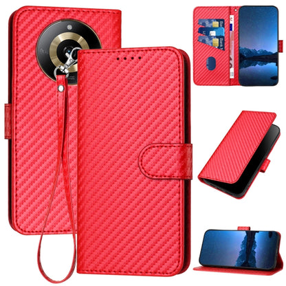 YX0070 Carbon Fiber Buckle Leather Phone Case with Lanyard, For Realme GT 6 / GT 6T, For Realme C63 / C61 Global, For Realme 12+ / Narzo 70 Pro 5G India, For Realme 12, For Realme 12 Pro, For Realme 12 Lite / C67 4G Global, For Realme GT5 Pro          ...