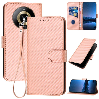 YX0070 Carbon Fiber Buckle Leather Phone Case with Lanyard, For Realme GT 6 / GT 6T, For Realme C63 / C61 Global, For Realme 12+ / Narzo 70 Pro 5G India, For Realme 12, For Realme 12 Pro, For Realme 12 Lite / C67 4G Global, For Realme GT5 Pro          ...