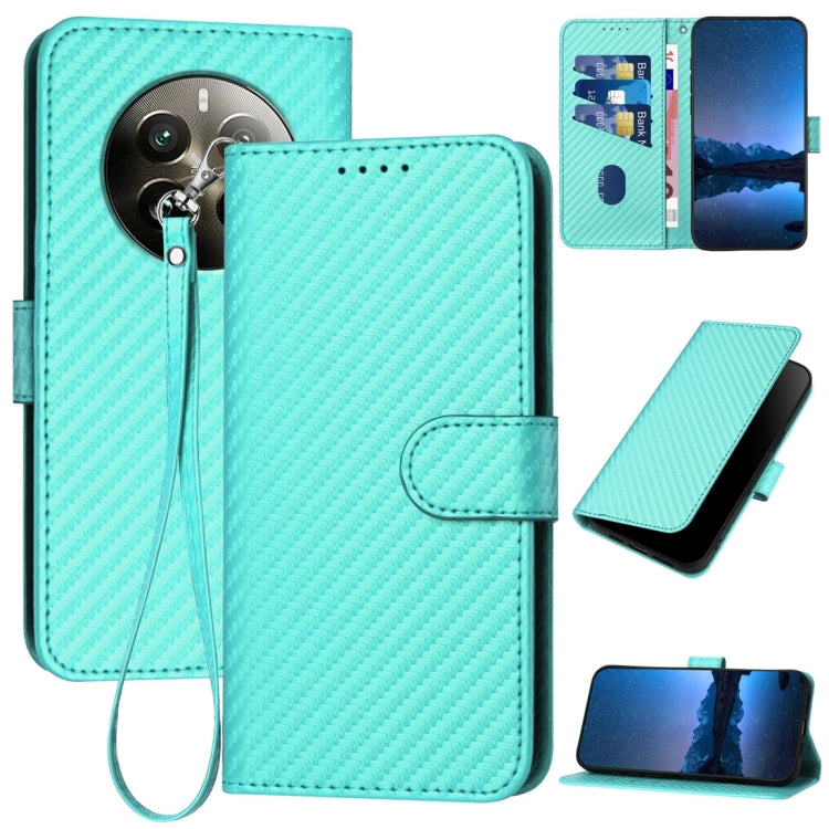 YX0070 Carbon Fiber Buckle Leather Phone Case with Lanyard, For Realme GT 6 / GT 6T, For Realme C63 / C61 Global, For Realme 12+ / Narzo 70 Pro 5G India, For Realme 12, For Realme 12 Pro, For Realme 12 Lite / C67 4G Global, For Realme GT5 Pro          ...
