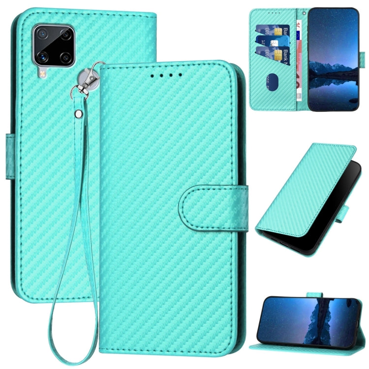YX0070 Carbon Fiber Buckle Leather Phone Case with Lanyard, For Realme 10 Pro, For Realme 10 Pro+, For Realme 10 4G, For Realme C30 4G / Narzo 50i Prime / C30s, For Realme 9 Pro+, For Realme C20 / C11 2021 / C21, For Realme 8 / 8 Pro                   ...