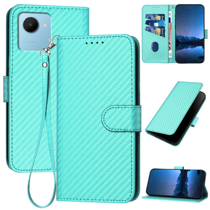 YX0070 Carbon Fiber Buckle Leather Phone Case with Lanyard, For Realme 10 Pro, For Realme 10 Pro+, For Realme 10 4G, For Realme C30 4G / Narzo 50i Prime / C30s, For Realme 9 Pro+, For Realme C20 / C11 2021 / C21, For Realme 8 / 8 Pro                   ...