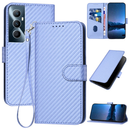 YX0070 Carbon Fiber Buckle Leather Phone Case with Lanyard, For Realme GT 6 / GT 6T, For Realme C63 / C61 Global, For Realme 12+ / Narzo 70 Pro 5G India, For Realme 12, For Realme 12 Pro, For Realme 12 Lite / C67 4G Global, For Realme GT5 Pro          ...
