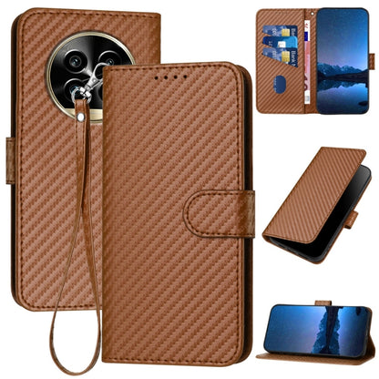YX0070 Carbon Fiber Buckle Leather Phone Case with Lanyard, For Realme C71 India, For Realme 15 5G / 15 Pro 5G, For Realme GT 7 India, For Realme 14 / P3 5G Global, For Realme P3 Ultra 5G, For Realme P3 Pro, For Realme 14 Pro+, For Realme 14 Pro       ...