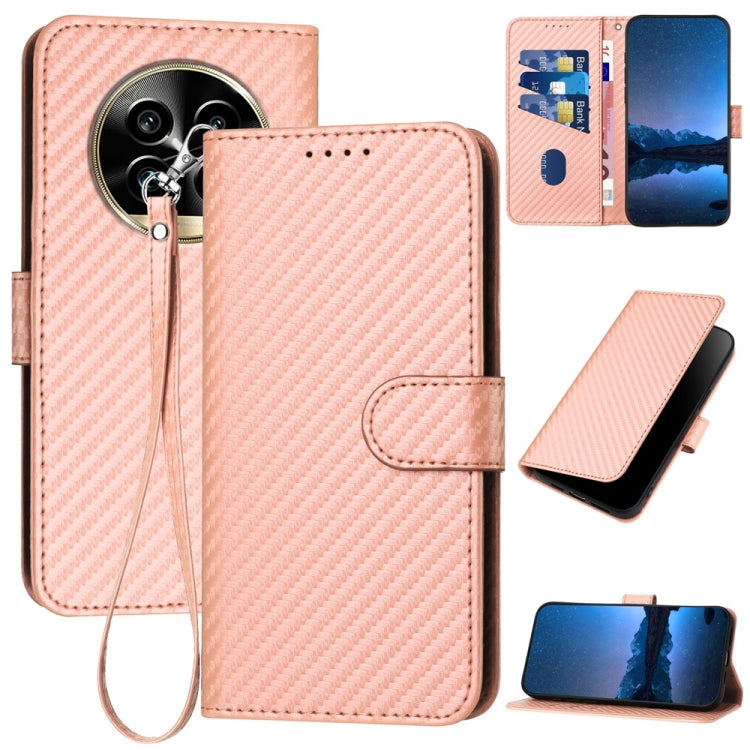 YX0070 Carbon Fiber Buckle Leather Phone Case with Lanyard, For Realme C71 India, For Realme 15 5G / 15 Pro 5G, For Realme GT 7 India, For Realme 14 / P3 5G Global, For Realme P3 Ultra 5G, For Realme P3 Pro, For Realme 14 Pro+, For Realme 14 Pro       ...