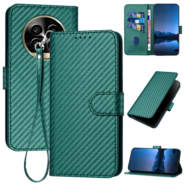 YX0070 Carbon Fiber Buckle Leather Phone Case with Lanyard, For Realme C71 India, For Realme 15 5G / 15 Pro 5G, For Realme GT 7 India, For Realme 14 / P3 5G Global, For Realme P3 Ultra 5G, For Realme P3 Pro, For Realme 14 Pro+, For Realme 14 Pro       ...