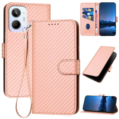 YX0070 Carbon Fiber Buckle Leather Phone Case with Lanyard, For Realme 10 Pro, For Realme 10 Pro+, For Realme 10 4G, For Realme C30 4G / Narzo 50i Prime / C30s, For Realme 9 Pro+, For Realme C20 / C11 2021 / C21, For Realme 8 / 8 Pro                   ...
