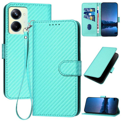 YX0070 Carbon Fiber Buckle Leather Phone Case with Lanyard, For Realme 10 Pro, For Realme 10 Pro+, For Realme 10 4G, For Realme C30 4G / Narzo 50i Prime / C30s, For Realme 9 Pro+, For Realme C20 / C11 2021 / C21, For Realme 8 / 8 Pro                   ...