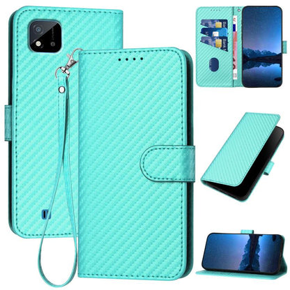 YX0070 Carbon Fiber Buckle Leather Phone Case with Lanyard, For Realme 10 Pro, For Realme 10 Pro+, For Realme 10 4G, For Realme C30 4G / Narzo 50i Prime / C30s, For Realme 9 Pro+, For Realme C20 / C11 2021 / C21, For Realme 8 / 8 Pro                   ...