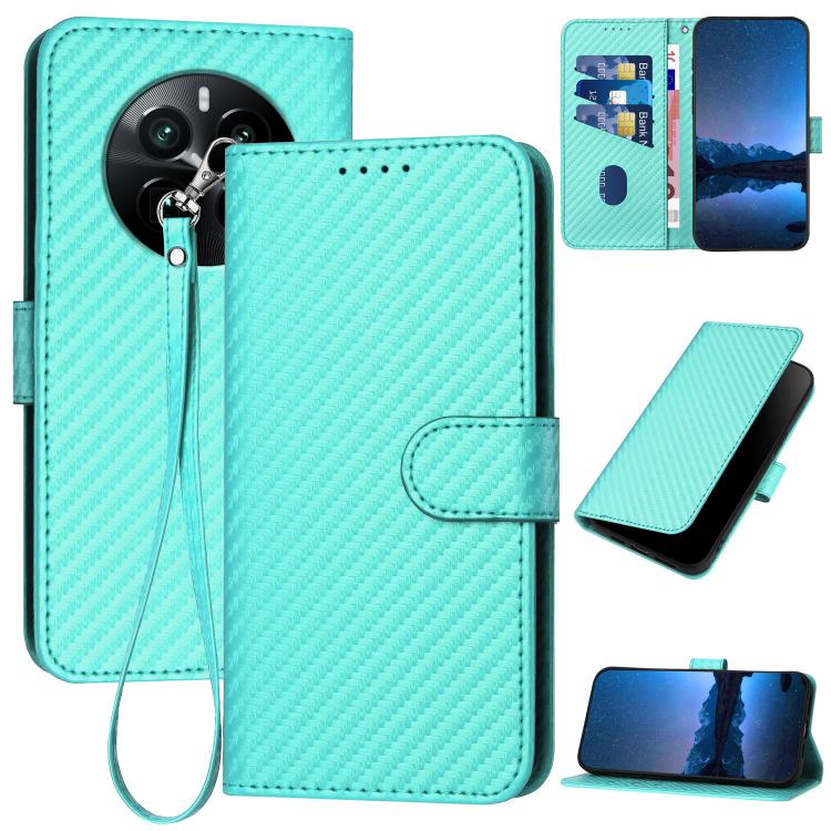 YX0070 Carbon Fiber Buckle Leather Phone Case with Lanyard, For Realme GT 6 / GT 6T, For Realme C63 / C61 Global, For Realme 12+ / Narzo 70 Pro 5G India, For Realme 12, For Realme 12 Pro, For Realme 12 Lite / C67 4G Global, For Realme GT5 Pro          ...