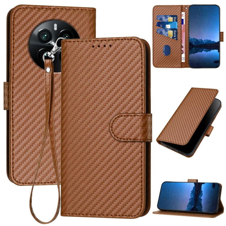 YX0070 Carbon Fiber Buckle Leather Phone Case with Lanyard, For Realme GT 6 / GT 6T, For Realme C63 / C61 Global, For Realme 12+ / Narzo 70 Pro 5G India, For Realme 12, For Realme 12 Pro, For Realme 12 Lite / C67 4G Global, For Realme GT5 Pro          ...
