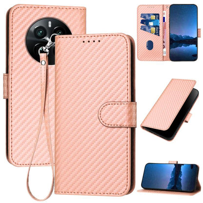 YX0070 Carbon Fiber Buckle Leather Phone Case with Lanyard, For Realme GT 6 / GT 6T, For Realme C63 / C61 Global, For Realme 12+ / Narzo 70 Pro 5G India, For Realme 12, For Realme 12 Pro, For Realme 12 Lite / C67 4G Global, For Realme GT5 Pro          ...