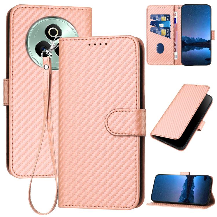 YX0070 Carbon Fiber Buckle Leather Phone Case with Lanyard, For Realme C71 India, For Realme 15 5G / 15 Pro 5G, For Realme GT 7 India, For Realme 14 / P3 5G Global, For Realme P3 Ultra 5G, For Realme P3 Pro, For Realme 14 Pro+, For Realme 14 Pro       ...