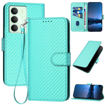 YX0070 Carbon Fiber Buckle Leather Phone Case with Lanyard, For Realme C71 India, For Realme 15 5G / 15 Pro 5G, For Realme GT 7 India, For Realme 14 / P3 5G Global, For Realme P3 Ultra 5G, For Realme P3 Pro, For Realme 14 Pro+, For Realme 14 Pro       ...