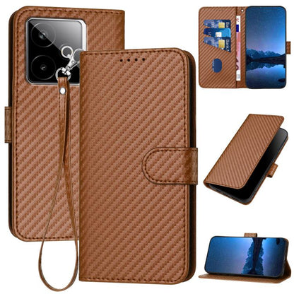 YX0070 Carbon Fiber Buckle Leather Phone Case with Lanyard, For Realme C71 India, For Realme 15 5G / 15 Pro 5G, For Realme GT 7 India, For Realme 14 / P3 5G Global, For Realme P3 Ultra 5G, For Realme P3 Pro, For Realme 14 Pro+, For Realme 14 Pro       ...