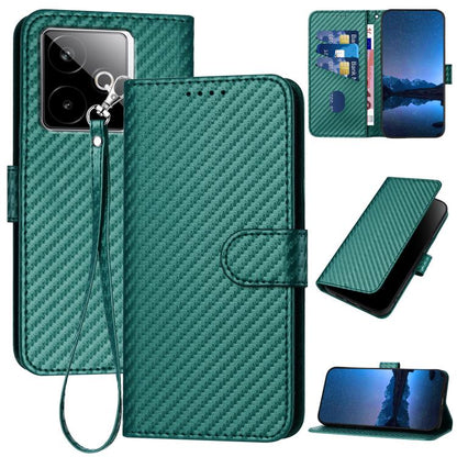 YX0070 Carbon Fiber Buckle Leather Phone Case with Lanyard, For Realme C71 India, For Realme 15 5G / 15 Pro 5G, For Realme GT 7 India, For Realme 14 / P3 5G Global, For Realme P3 Ultra 5G, For Realme P3 Pro, For Realme 14 Pro+, For Realme 14 Pro       ...