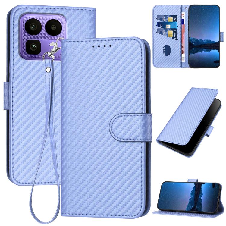 YX0070 Carbon Fiber Buckle Leather Phone Case with Lanyard, For Realme 16T 5G, For Realme C100 4G, For Realme P4 Power 5G, For Realme Note 80 4G, For Realme Neo8 5G, For Realme 16 5G, For Realme 16 Pro+ 5G Global, For Realme 16 Pro 5G Global           ...