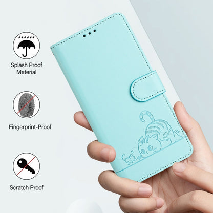 Cat Rat Embossed Pattern RFID Leather Phone Case with Lanyard, For Tecno Spark GO 2023, For Tecno POP 7 / POP 7 Pro, For Tecno Spark 10 5G, For Tecno Spark 10C, For Tecno Spark 10 4G, For Tecno Spark 10 Pro, For Tecno Camon 19 Pro 5G, For Tecno POVA 4 ...
