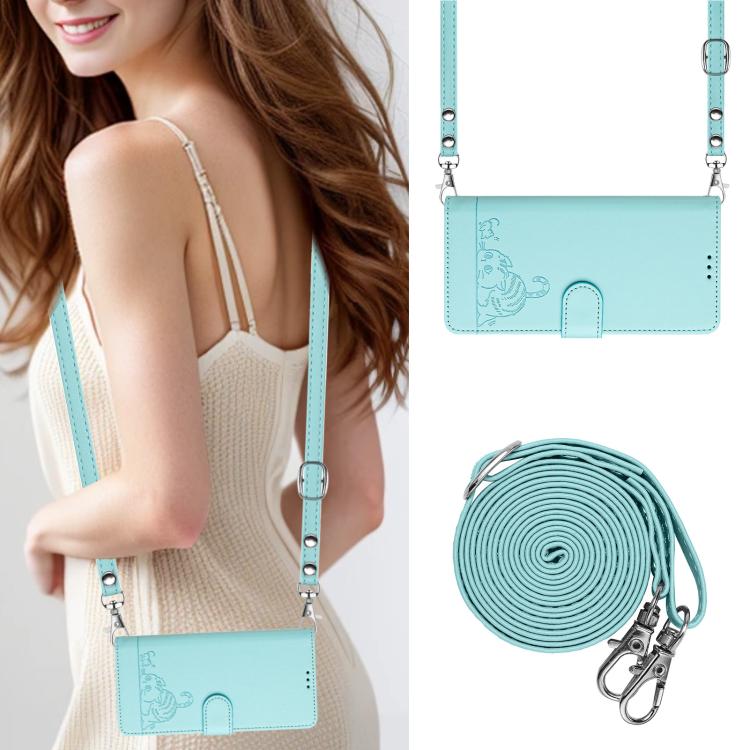 Cat Rat Embossed Pattern RFID Leather Phone Case with Lanyard, For Tecno Camon 50 Pro 4G, For Tecno Camon 50 4G, For Tecno Spark Slim 5G, For Tecno Camon 40 Premier, For Tecno Spark 30C 5G / Pop 9 5G, For Tecno Spark 30 5G                              ...