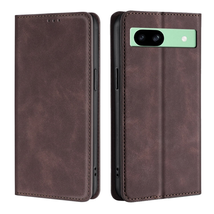 Skin Feel Magnetic Leather Phone Case, For Google Pixel 10a, For Google Pixel 9 Pro XL, For Google Pixel 9, For Google Pixel 8a