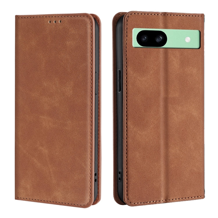 Skin Feel Magnetic Leather Phone Case, For Google Pixel 10a, For Google Pixel 9 Pro XL, For Google Pixel 9, For Google Pixel 8a