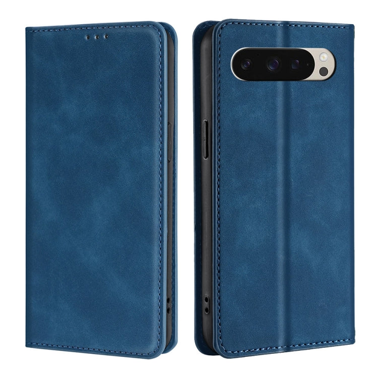 Skin Feel Magnetic Leather Phone Case, For Google Pixel 10a, For Google Pixel 9 Pro XL, For Google Pixel 9, For Google Pixel 8a
