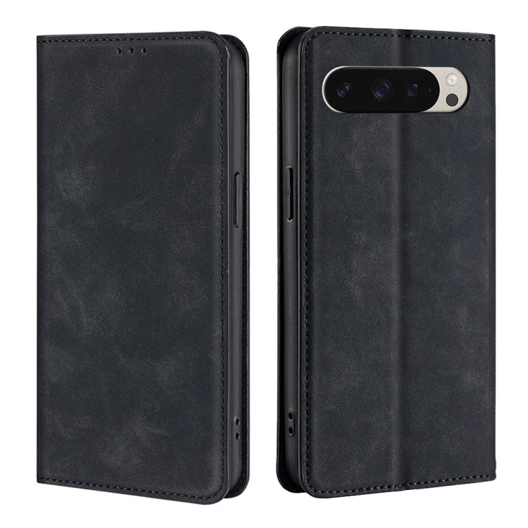 Skin Feel Magnetic Leather Phone Case, For Google Pixel 10a, For Google Pixel 9 Pro XL, For Google Pixel 9, For Google Pixel 8a