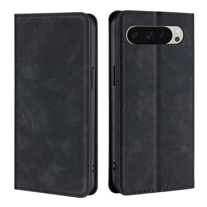Skin Feel Magnetic Leather Phone Case, For Google Pixel 10a, For Google Pixel 9 Pro XL, For Google Pixel 9, For Google Pixel 8a